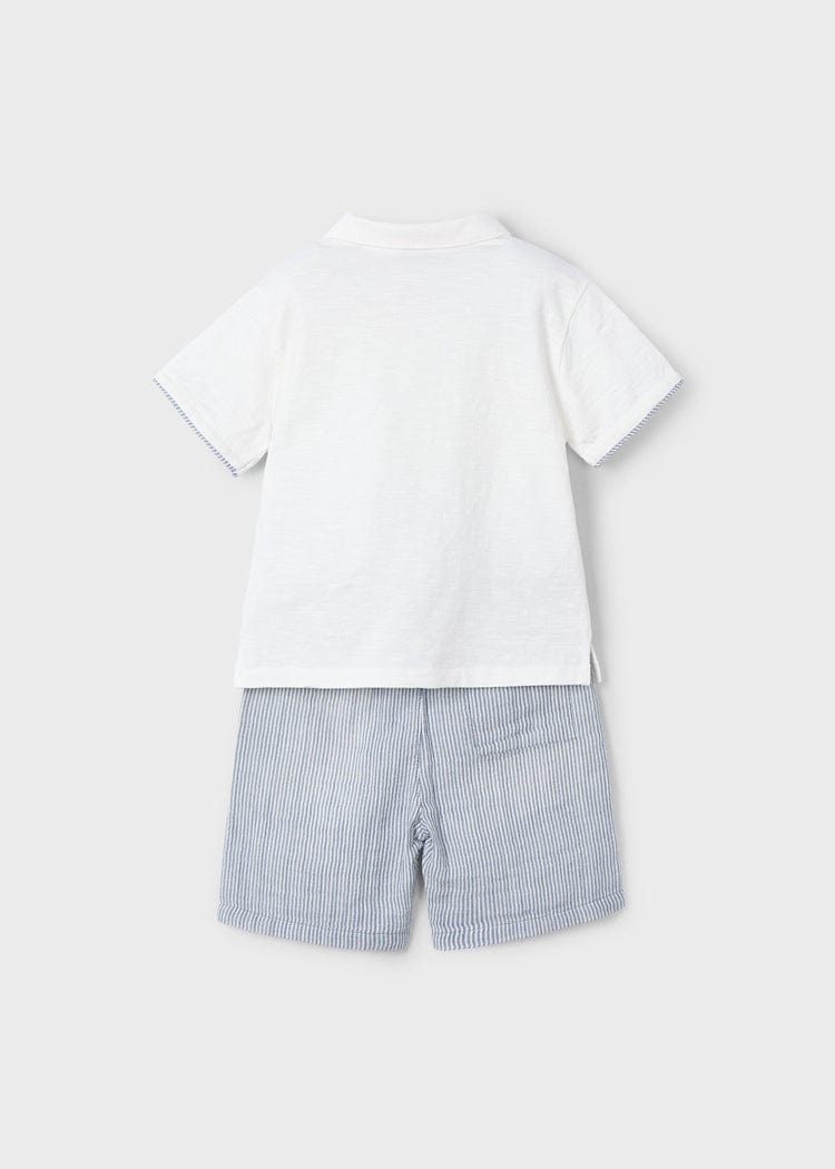 Mayoral Usa Inc Mayoral Polo Shirt & Shorts Set - Little Miss Muffin Children & Home