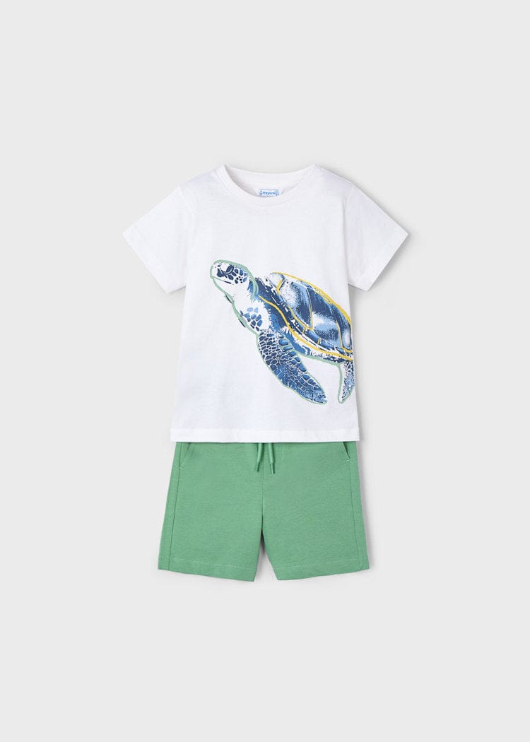 Mayoral Usa Inc Mayoral Sea Turtle T-Shirt & Shorts Set - Little Miss Muffin Children & Home