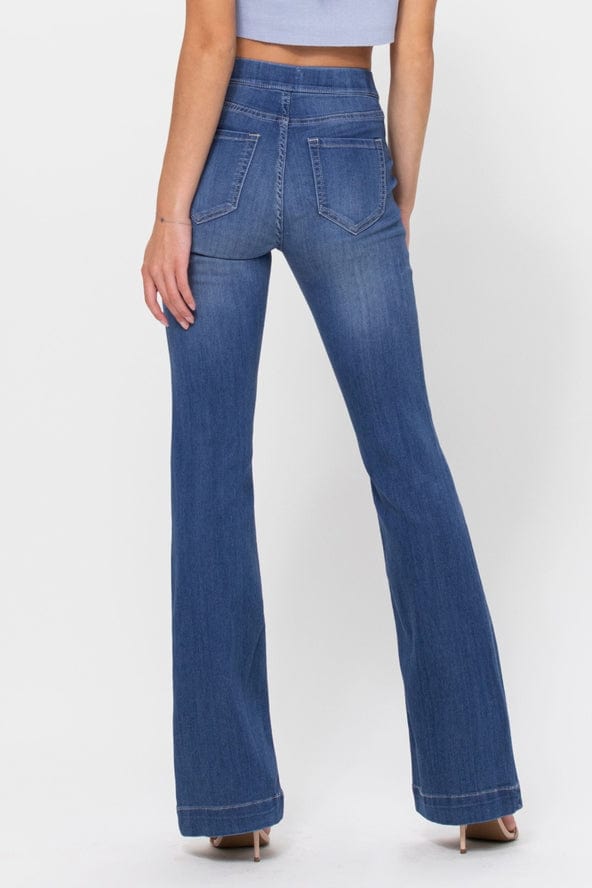 Cello Jeans Mid Rise Flare Pull On with Surplus Pockets - Little Miss Muffin Children & Home