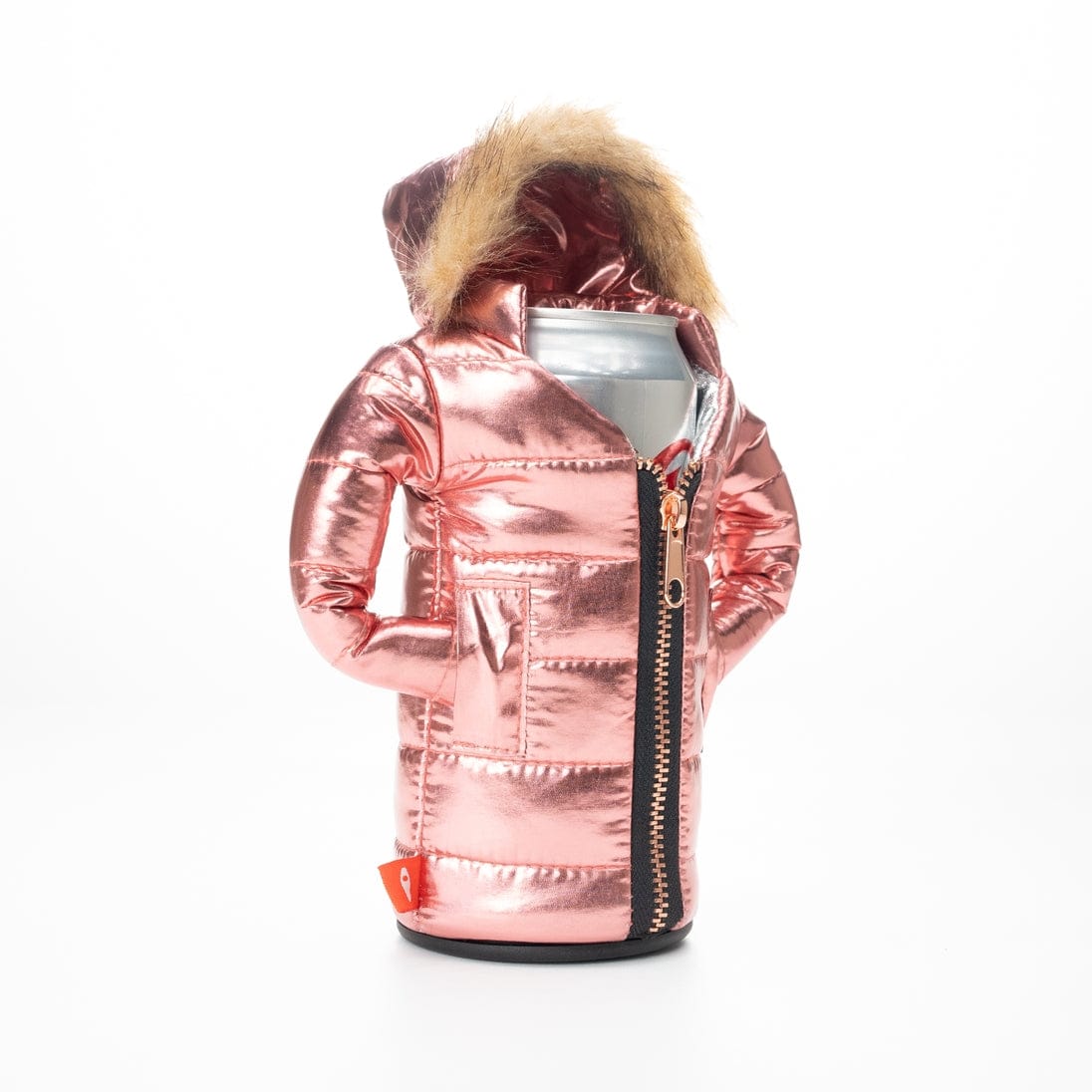 Puffin Drinkwear The Pahka Insulated Can Cooler, Metallic Rose Gold - Little Miss Muffin Children & Home