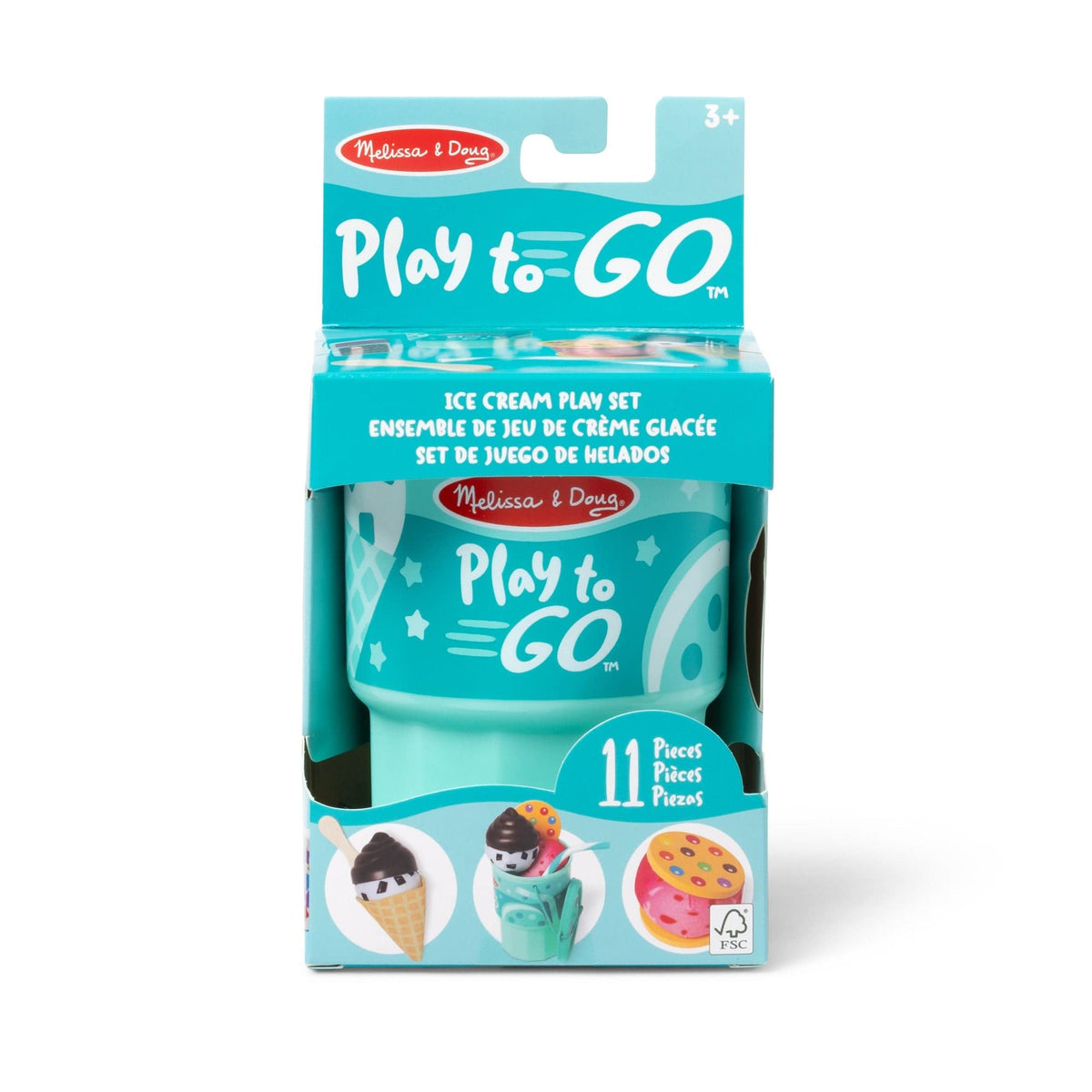 Melissa & Doug Melissa & Doug Play to Go Ice Cream Play Set - Little Miss Muffin Children & Home