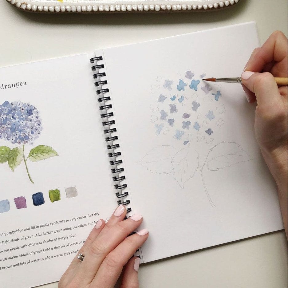 Emily Lex Studio Emily Lex Studio Flowers Watercolor Workbook - Little Miss Muffin Children & Home