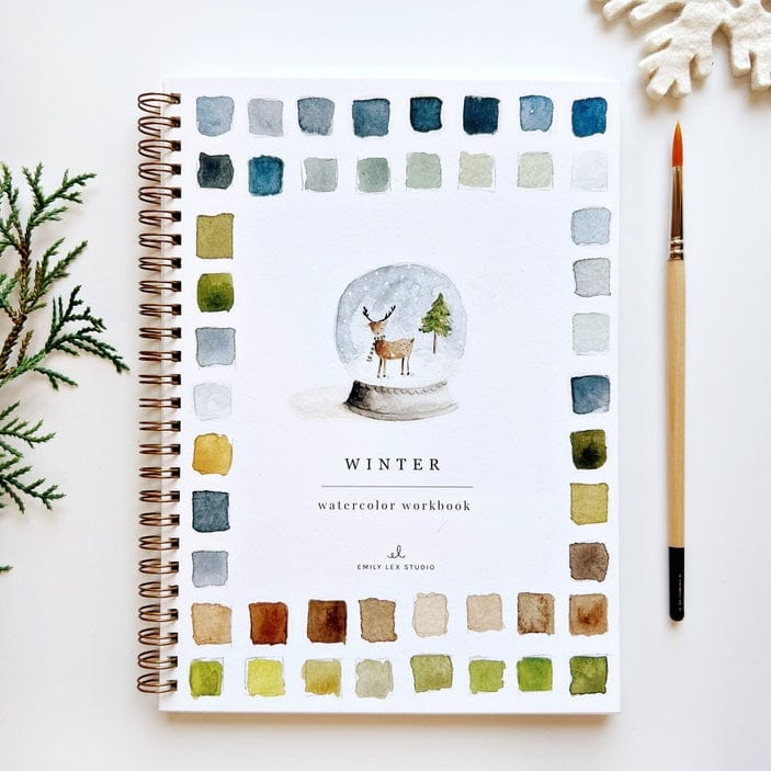 Emily Lex Studio Emily Lex Studio Winter Watercolor Workbook - Little Miss Muffin Children & Home