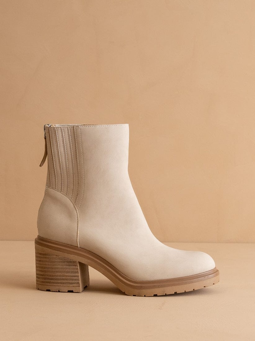 Oasis Society The Megan Lug Sole Chelsea Bootie in Light Grey - Little Miss Muffin Children & Home