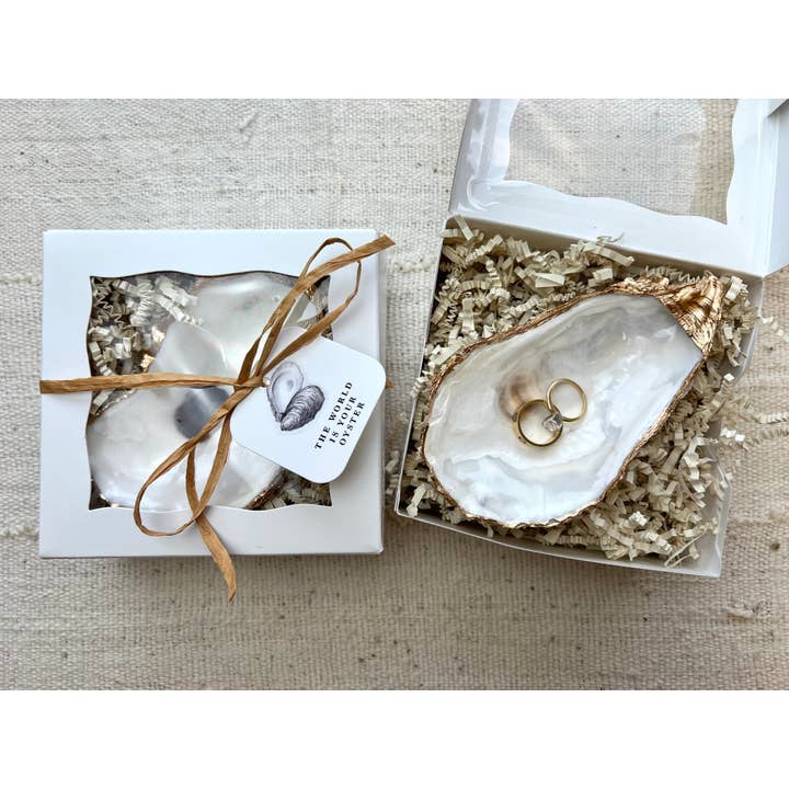 Ten Twenty Six Designs Ten Twenty Six Designs Oyster Ring Dish - Little Miss Muffin Children & Home