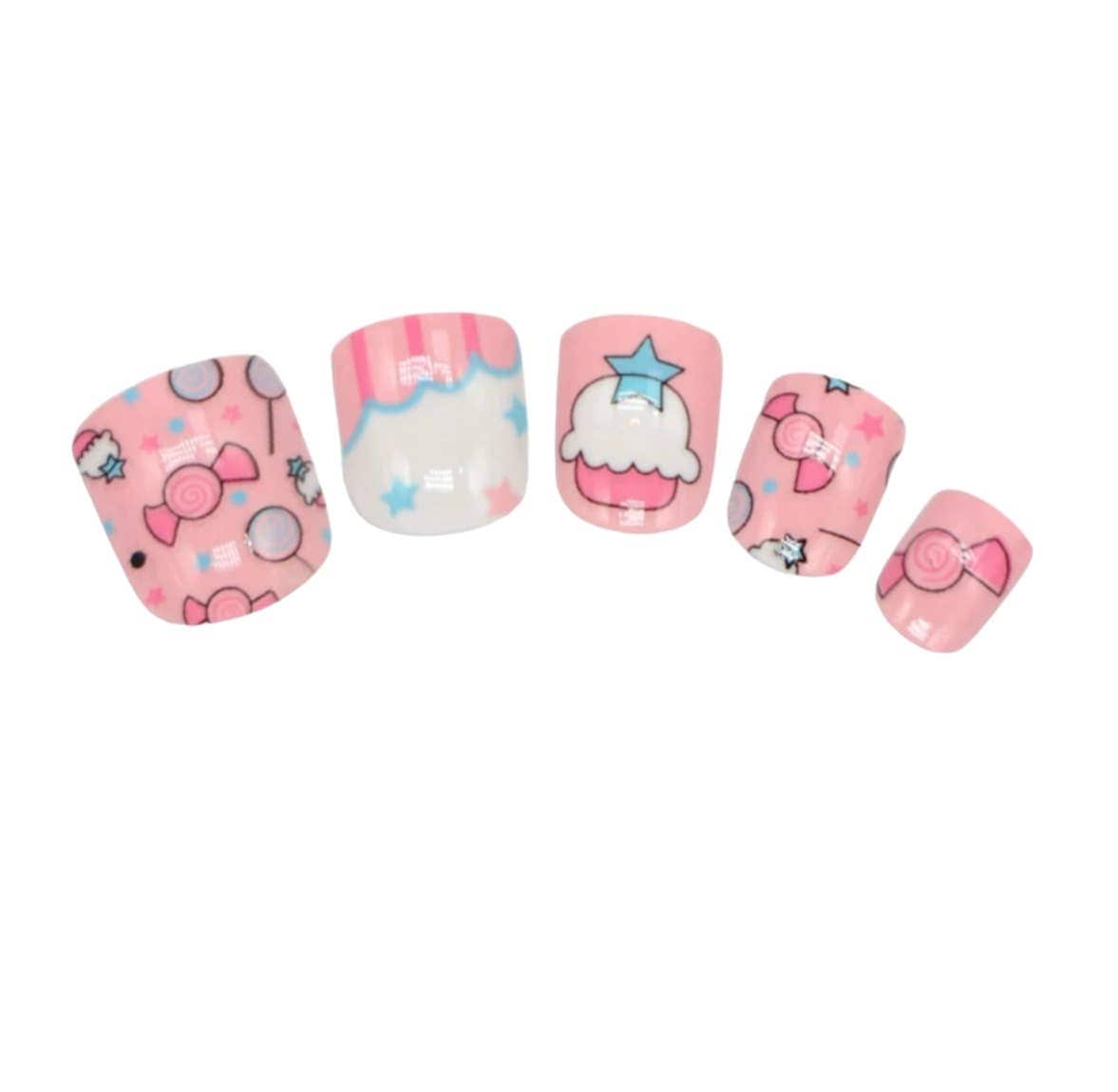 Candy Cupcakes - Press On Nails