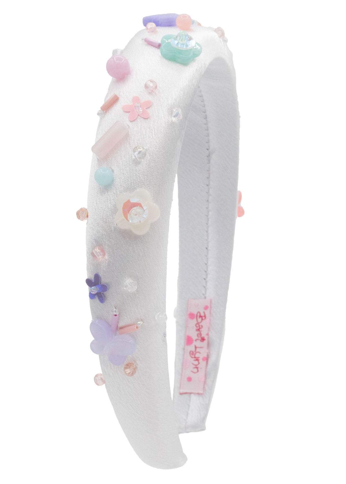Shimmer Small Butterfly Charm Knot Headband