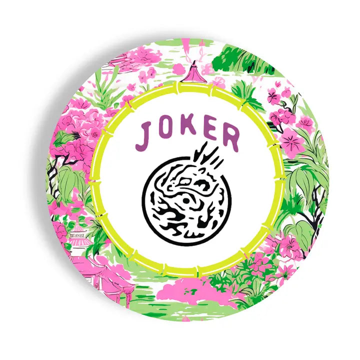 Mahjong Joker 24ct 9" Salad/Dinner Paper Plates
