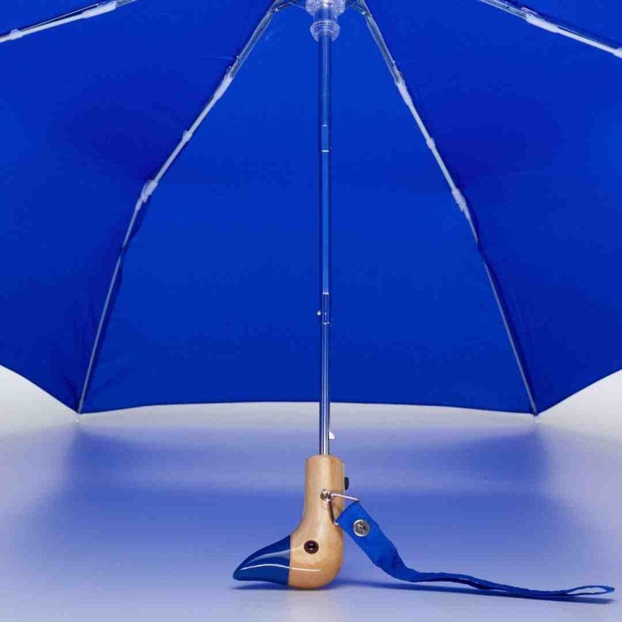 Original Duckhead Royal Blue Compact Eco-Friendly Wind Resistant Umbrella - Little Miss Muffin Children & Home