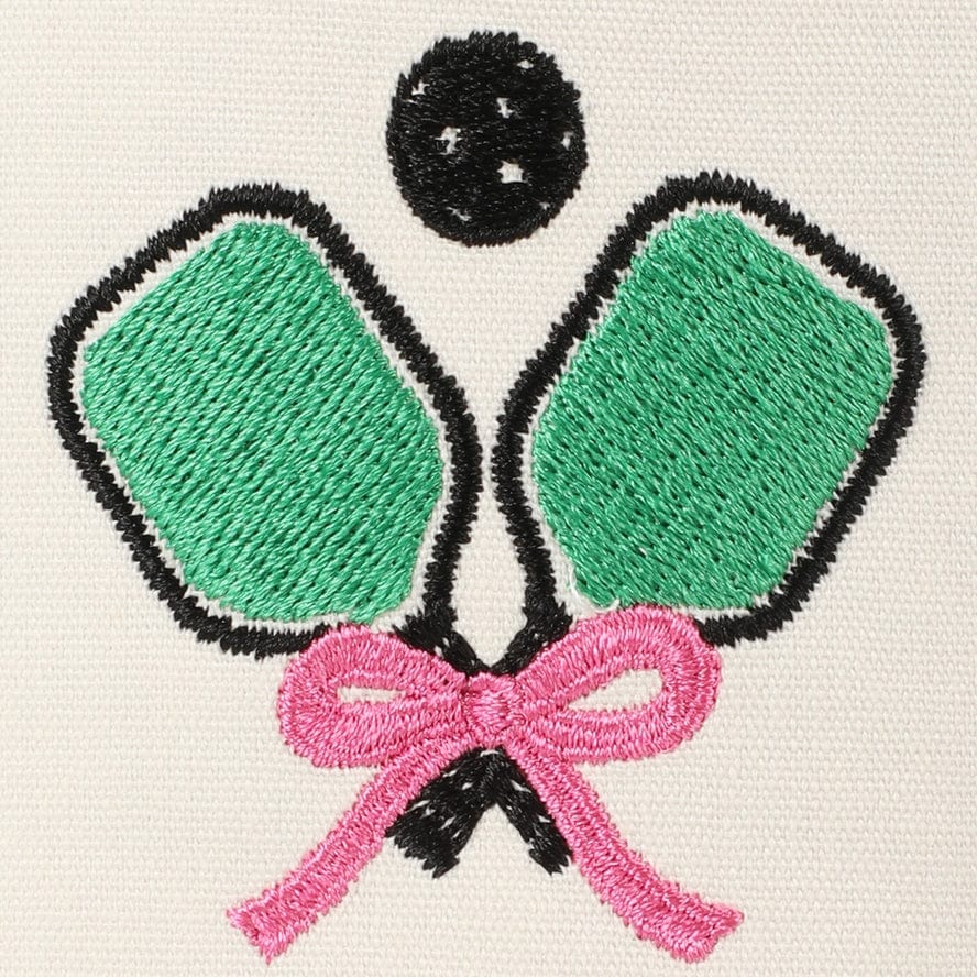 Fashion City Fashion City Pickleball Pad Ball Ribbon Embroidery Trucker Hat in Green - Little Miss Muffin Children & Home