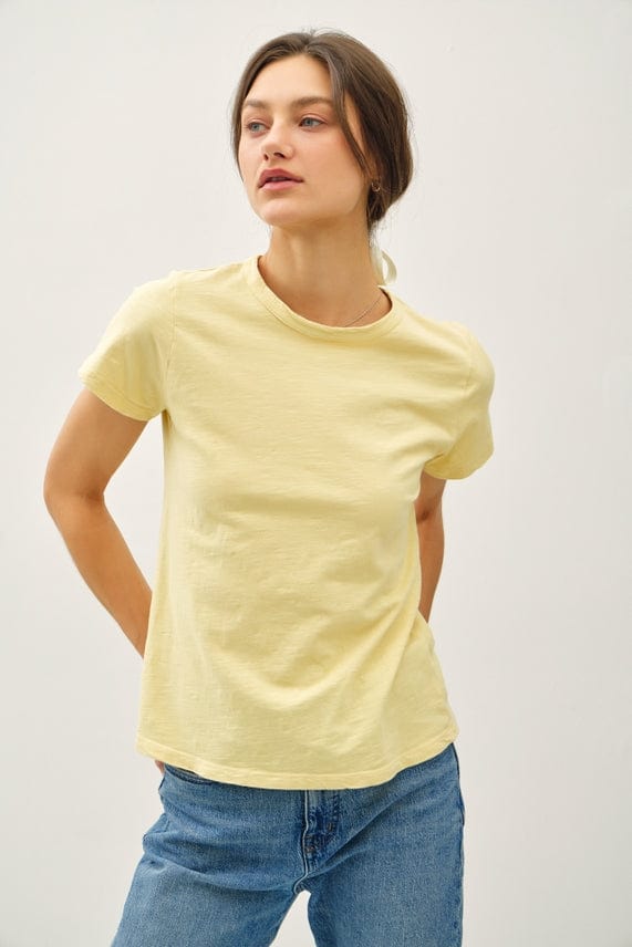 Be Cool Be Cool Garment Dyed Slub Tee in Squash - Little Miss Muffin Children & Home