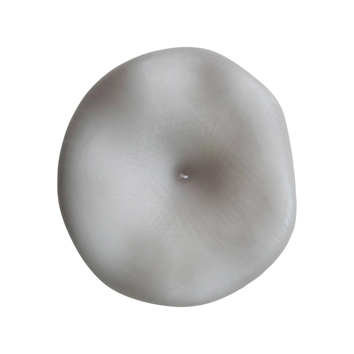 Creative Co-Op Creative Co-op Unscented Mushroom Shaped Candle in Grey - Little Miss Muffin Children & Home