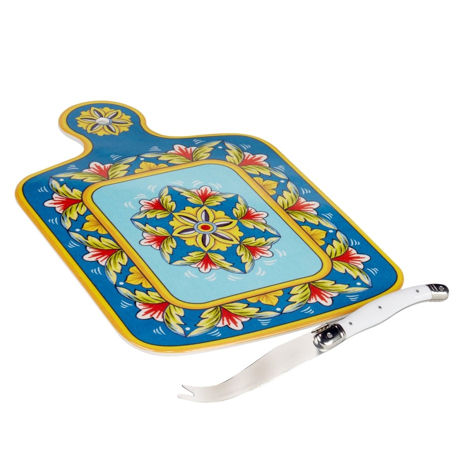 Certified International Certified International Palermo Melamine Cheese Board with Spreader - Little Miss Muffin Children & Home