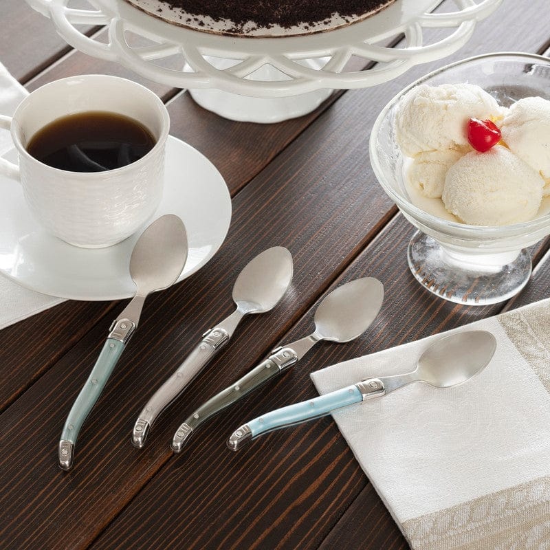 Set of silver spoons