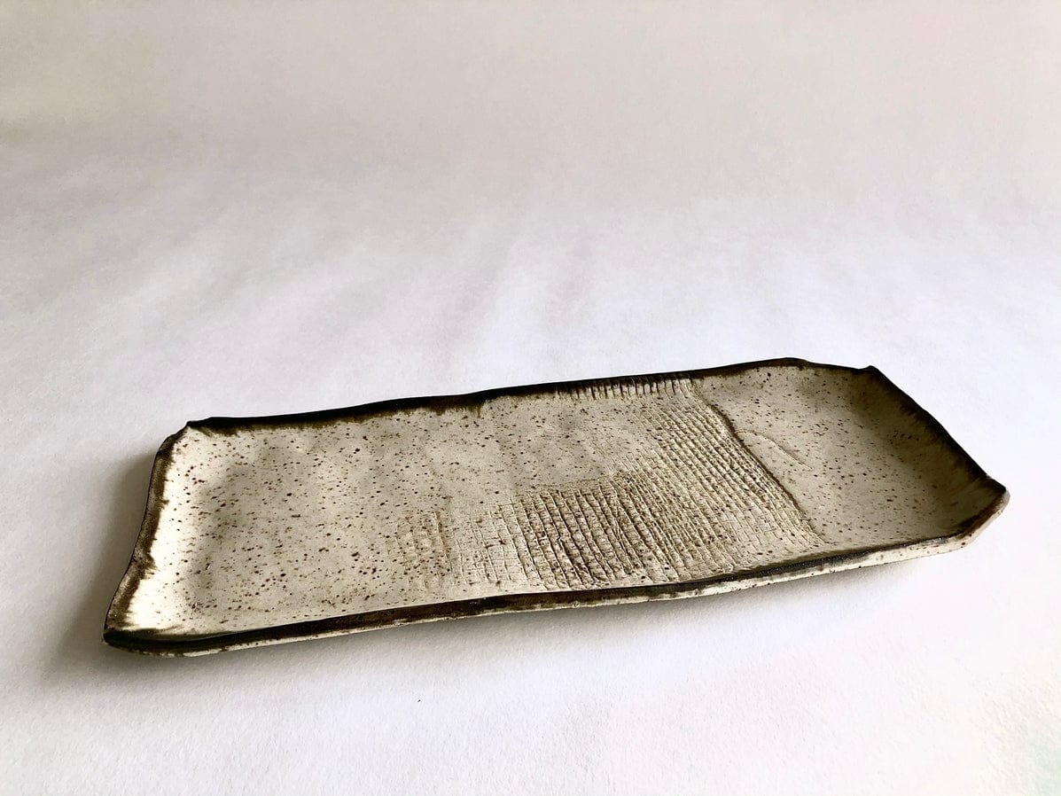 Gina DeSantis Ceramics Gina DeSantis Ceramics Luna Textured Rectangular Trays - Little Miss Muffin Children & Home
