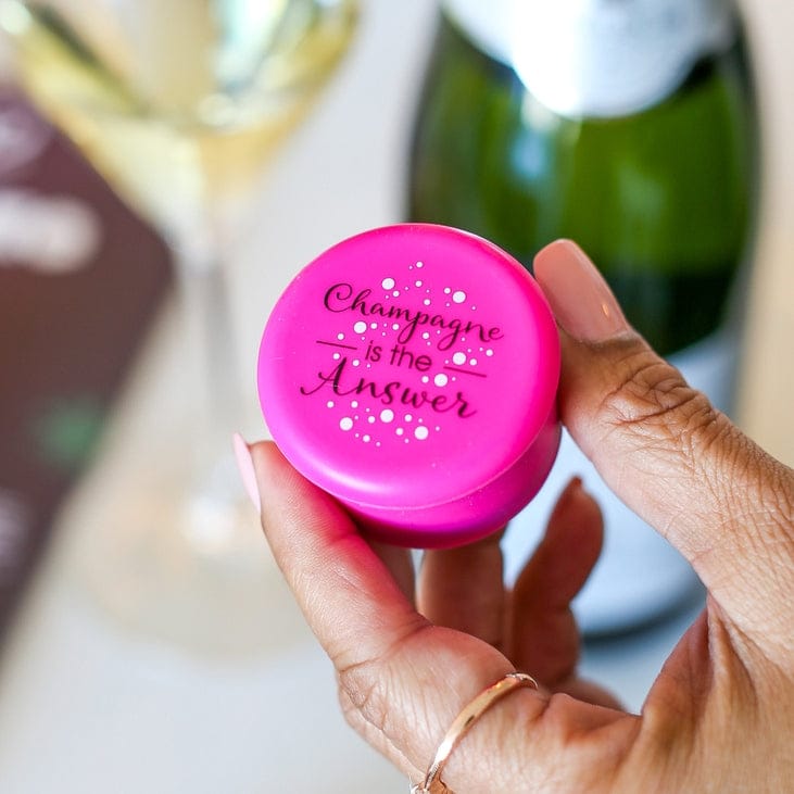 champagne is the answer wine stopper