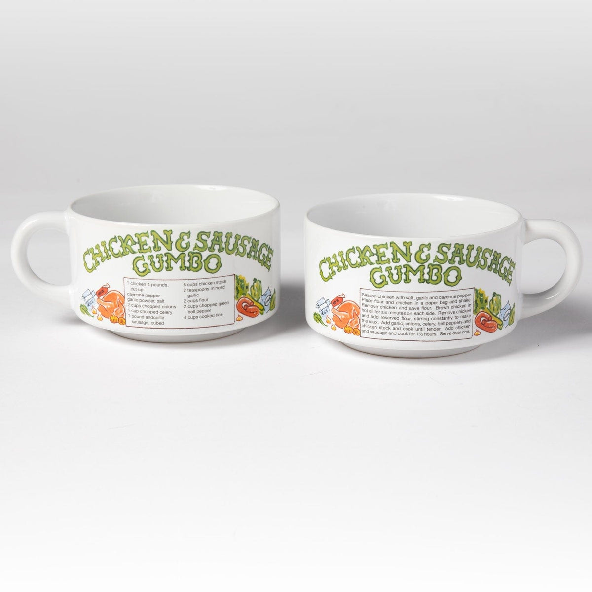 Youngberg & Co Inc Youngberg & Co Classic New Orleans Recipe Gumbo Bowls - Little Miss Muffin Children & Home