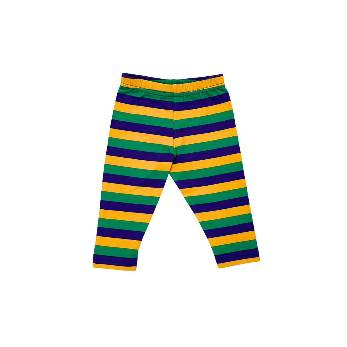 Lulu Bebe Mardi Gras Stripe Leggings - Little Miss Muffin Children & Home