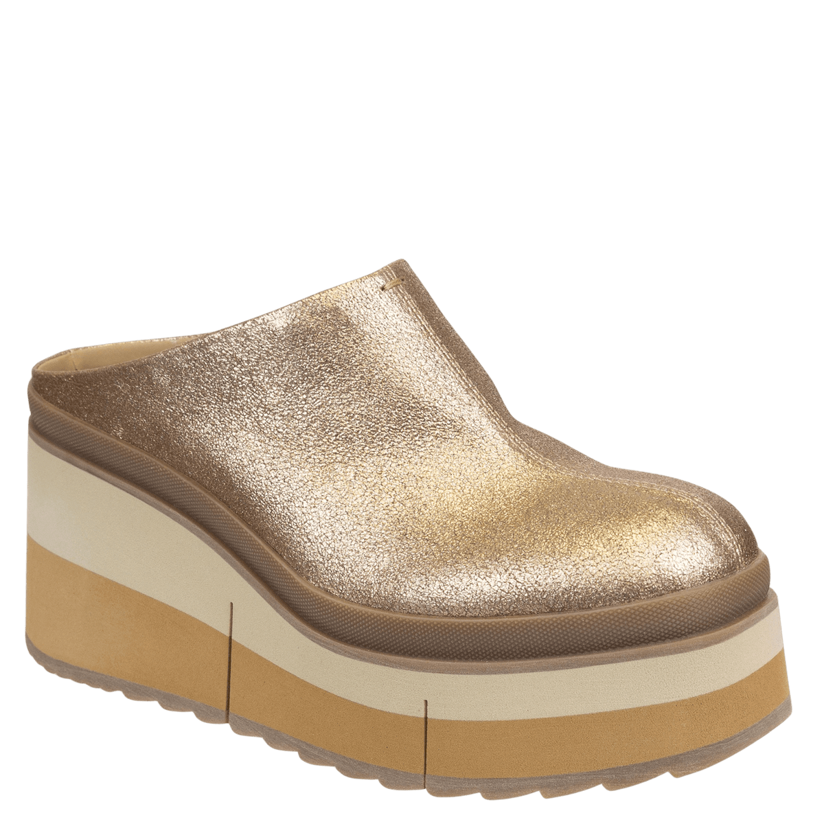 Naked Feet Naked Feet Coach Clog in Gold - Little Miss Muffin Children & Home