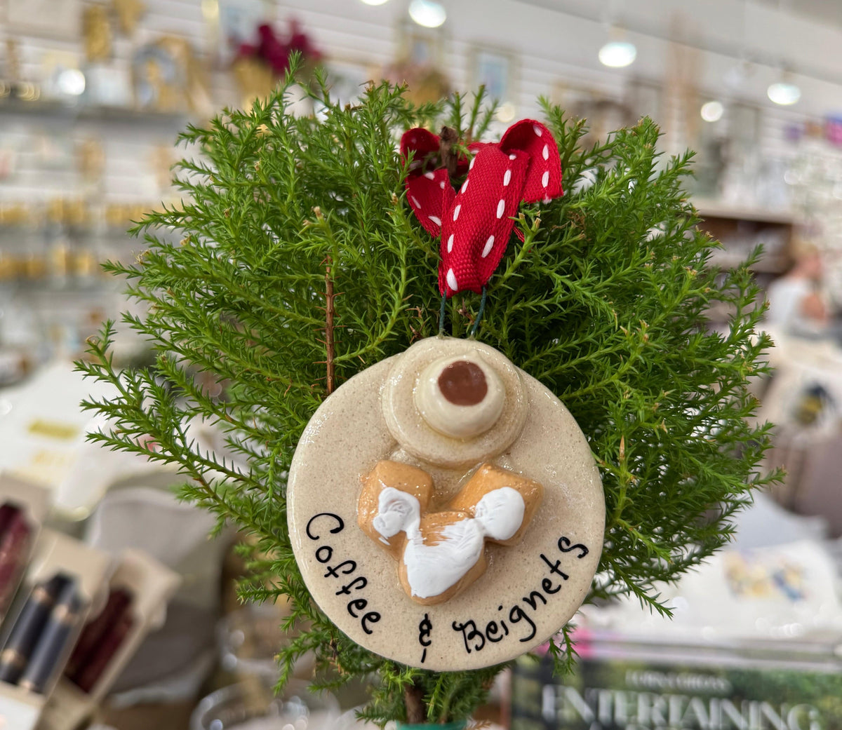 Crescent City Ornaments Coffee & Beignets Ornament - Little Miss Muffin Children & Home