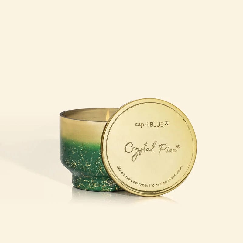 Capri Blue Capri Blue Crystal Pine Glimmer Inverted Jar, 10oz - Little Miss Muffin Children & Home