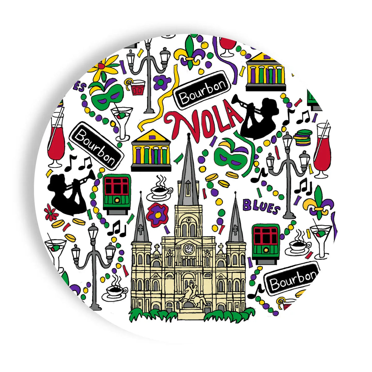 Big Easy 24ct 9" Salad/Dinner Paper Plates