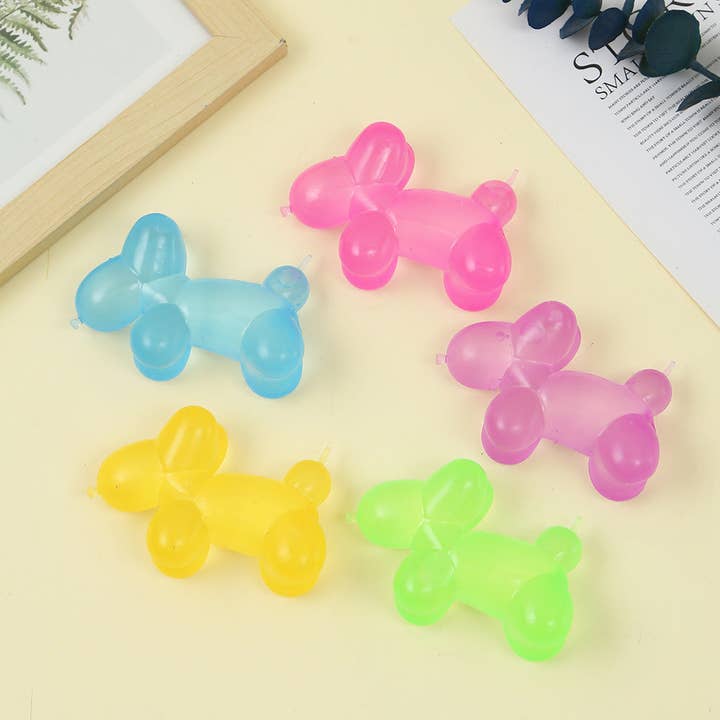 Random Color Balloon Dog Squishy Slow Rising Stress Relief Squeeze Toy