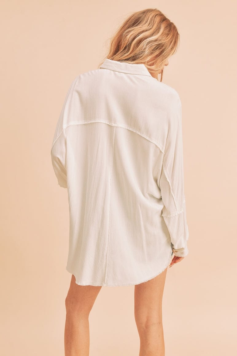 Aemi + Co Aemi + Co Delilah Blouse in Ivory - Little Miss Muffin Children & Home
