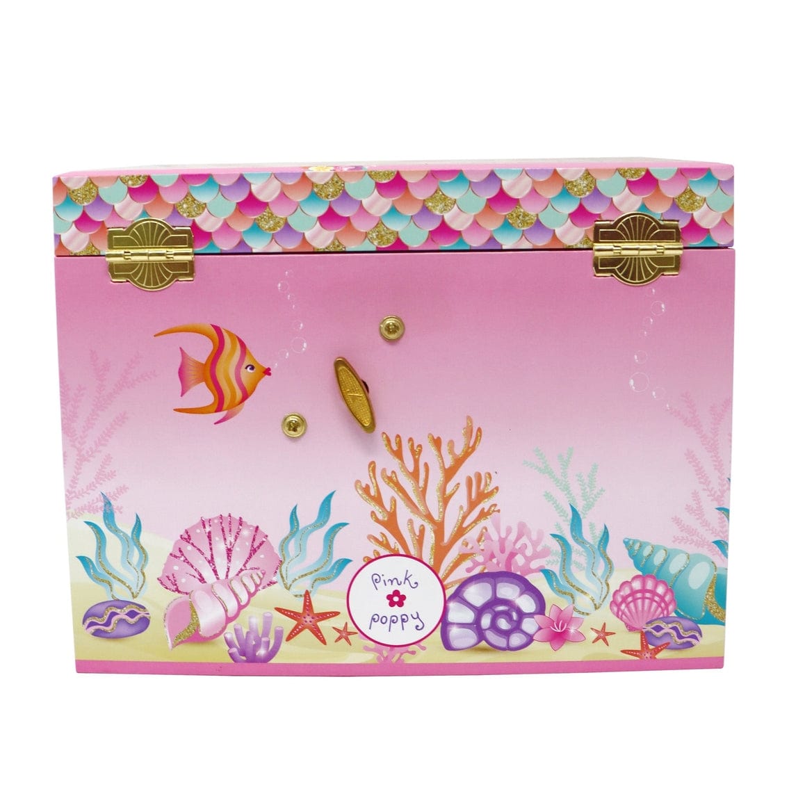 Pink Poppy Pink Poppy Medium Mermaid Musical Jewellery Box - Little Miss Muffin Children & Home