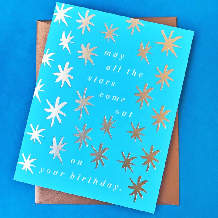 J.Falkner Cards J.Falkner Starry Sky Birthday Card - Little Miss Muffin Children & Home