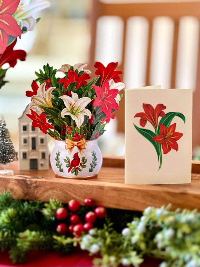 FreshCut Paper FreshCut Paper Mini Winter Joy Pop-Up Greeting Card - Little Miss Muffin Children & Home