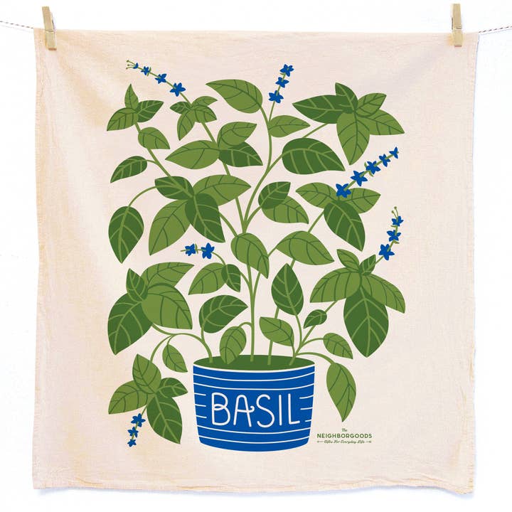 Tomato Basil Tea Towel Gift Set