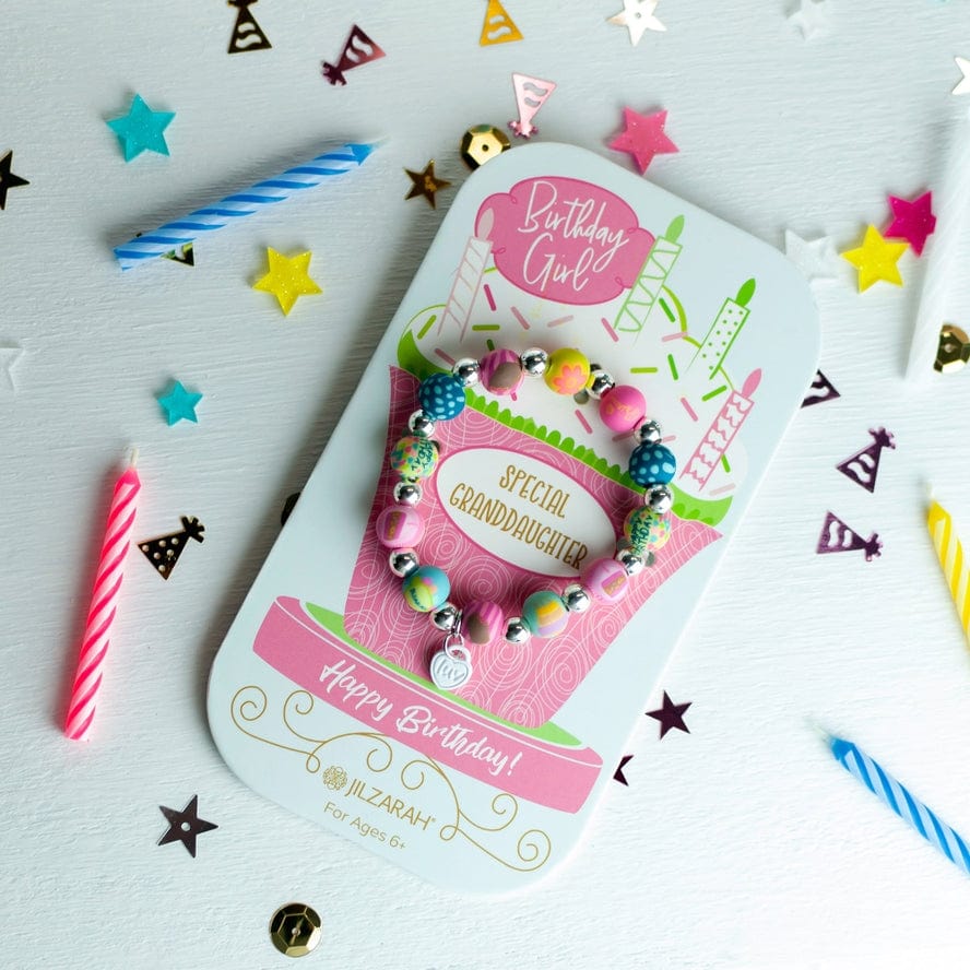 Jilzarah Granddaughter Youth Birthday Bracelet - Little Miss Muffin Children & Home