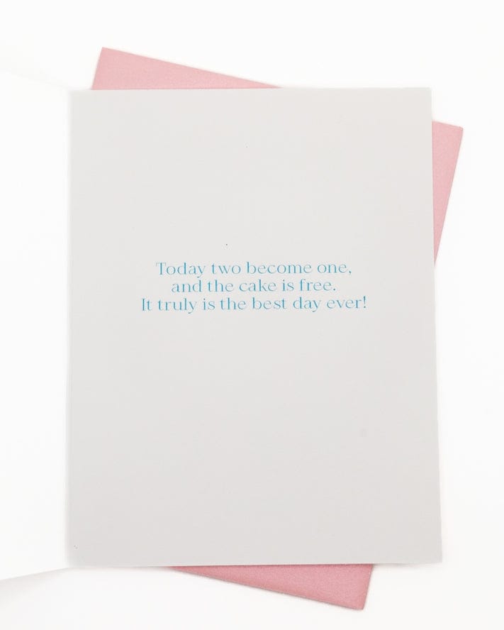 Lavender Vines 'Best Day Ever' Wedding Cake Greeting Card - Little Miss Muffin Children & Home