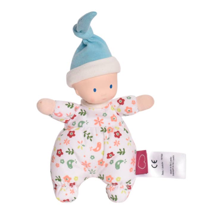 Precious Light Skin Doll with Rubber Head Floral Outfit