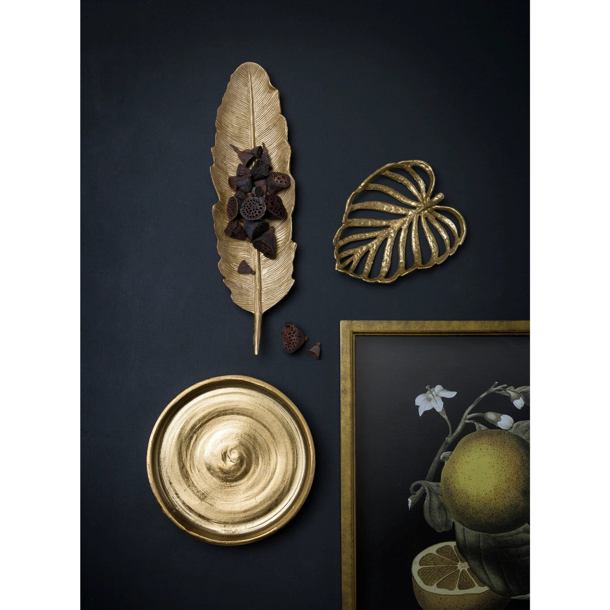 Creative Co-Op Creative Co-op Decorative Cast Iron Leaf - Little Miss Muffin Children & Home