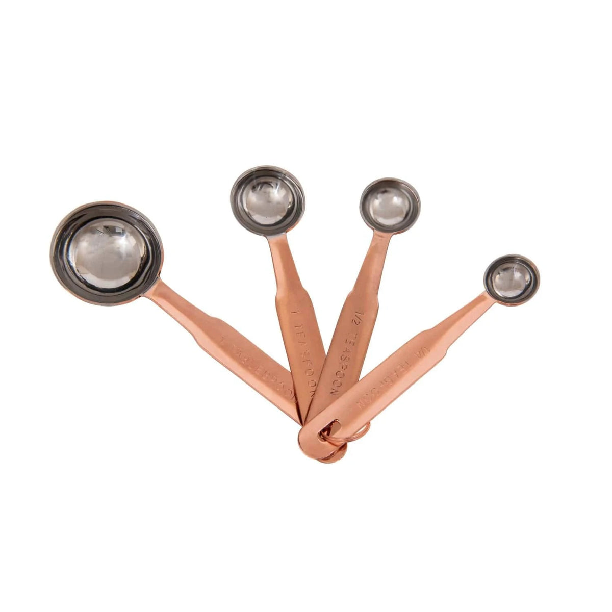 Creative Co-op Stainless Steel Measuring Spoons, 4PC Set - Little Miss Muffin Children & Home