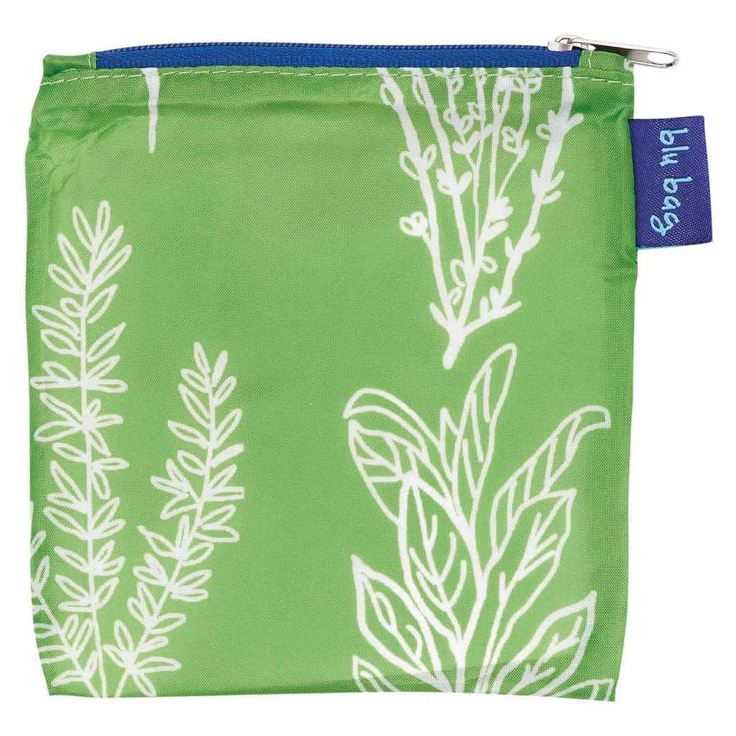 Rock Flower Paper Rock Flower Paper Herbs Green Blu Bag Reusable Shopper Tote - Little Miss Muffin Children & Home
