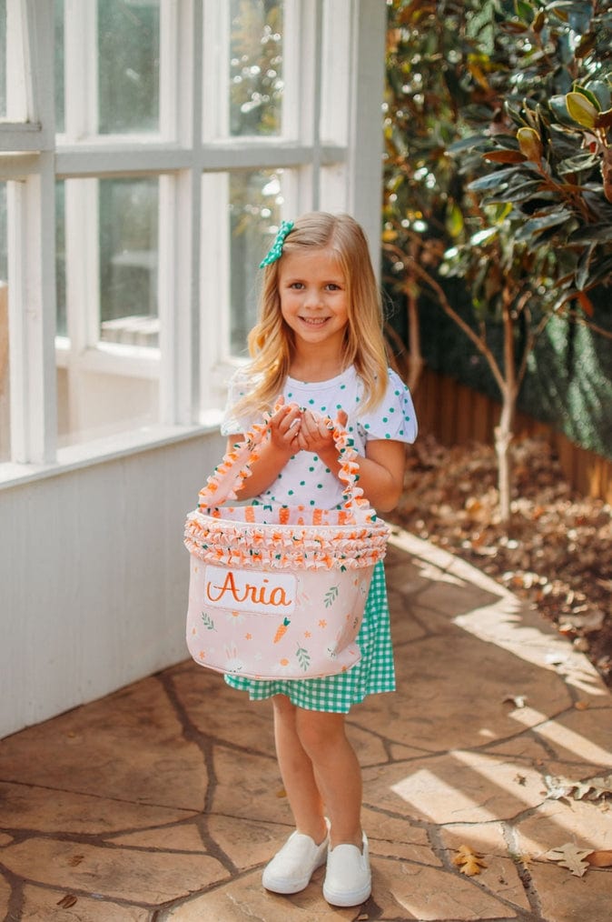 Sugar Bee Clothing Sugar Bee Clothing Carrots Easter Basket - Little Miss Muffin Children & Home