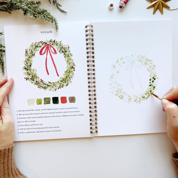 Emily Lex Studio Emily Lex Studio Christmas Watercolor Workbook - Little Miss Muffin Children & Home