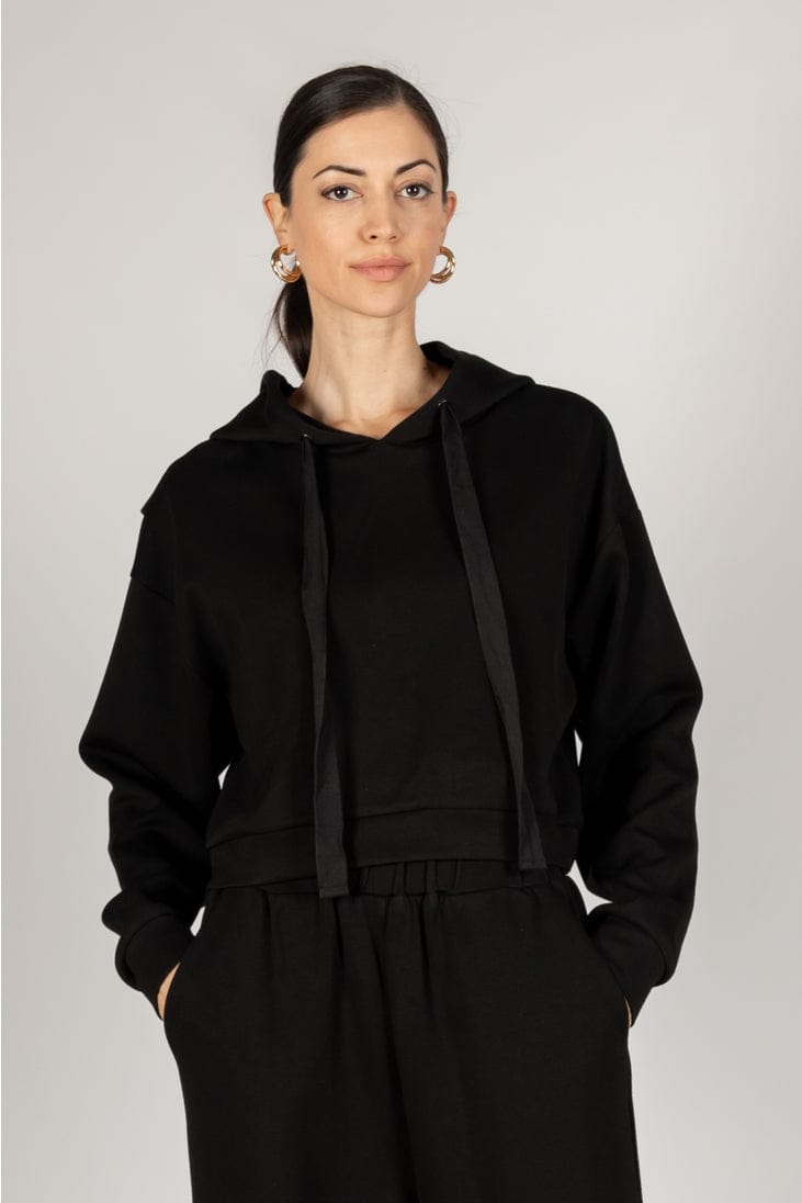 Before You Collection Before You Collection Butter Modal Cropped Hoodie Pullover - Little Miss Muffin Children & Home