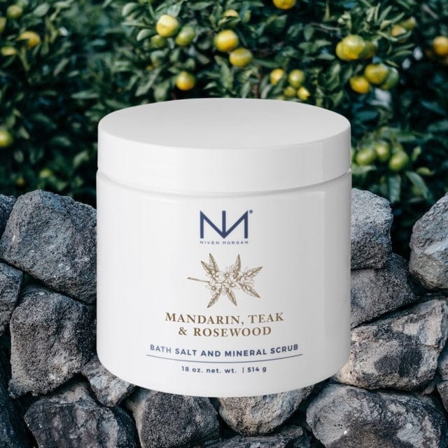 Niven Morgan Nven Morgan Mandarin, Teak & Rosewood Bath Salt - Little Miss Muffin Children & Home