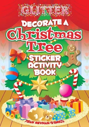 decorate a christmas tree sticker book