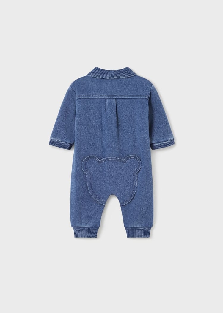 Mayoral Usa Inc Mayoral Denim Knit One-Piece Romper - Little Miss Muffin Children & Home