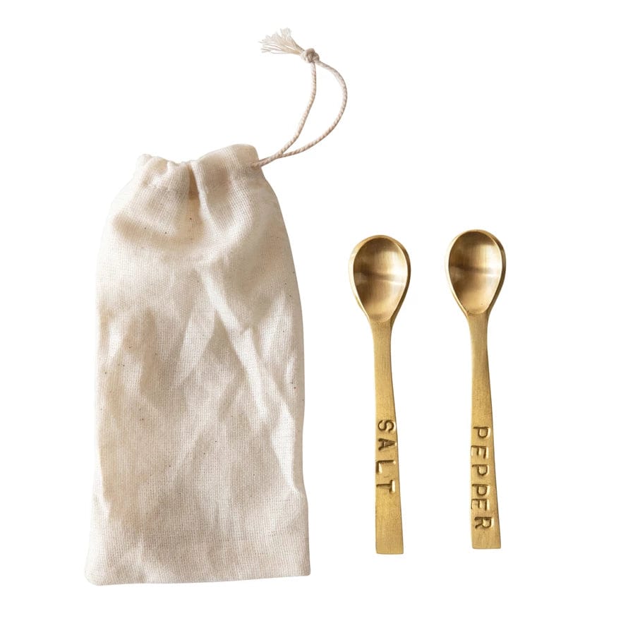 Creative Co-op Salt & Pepper Spoons