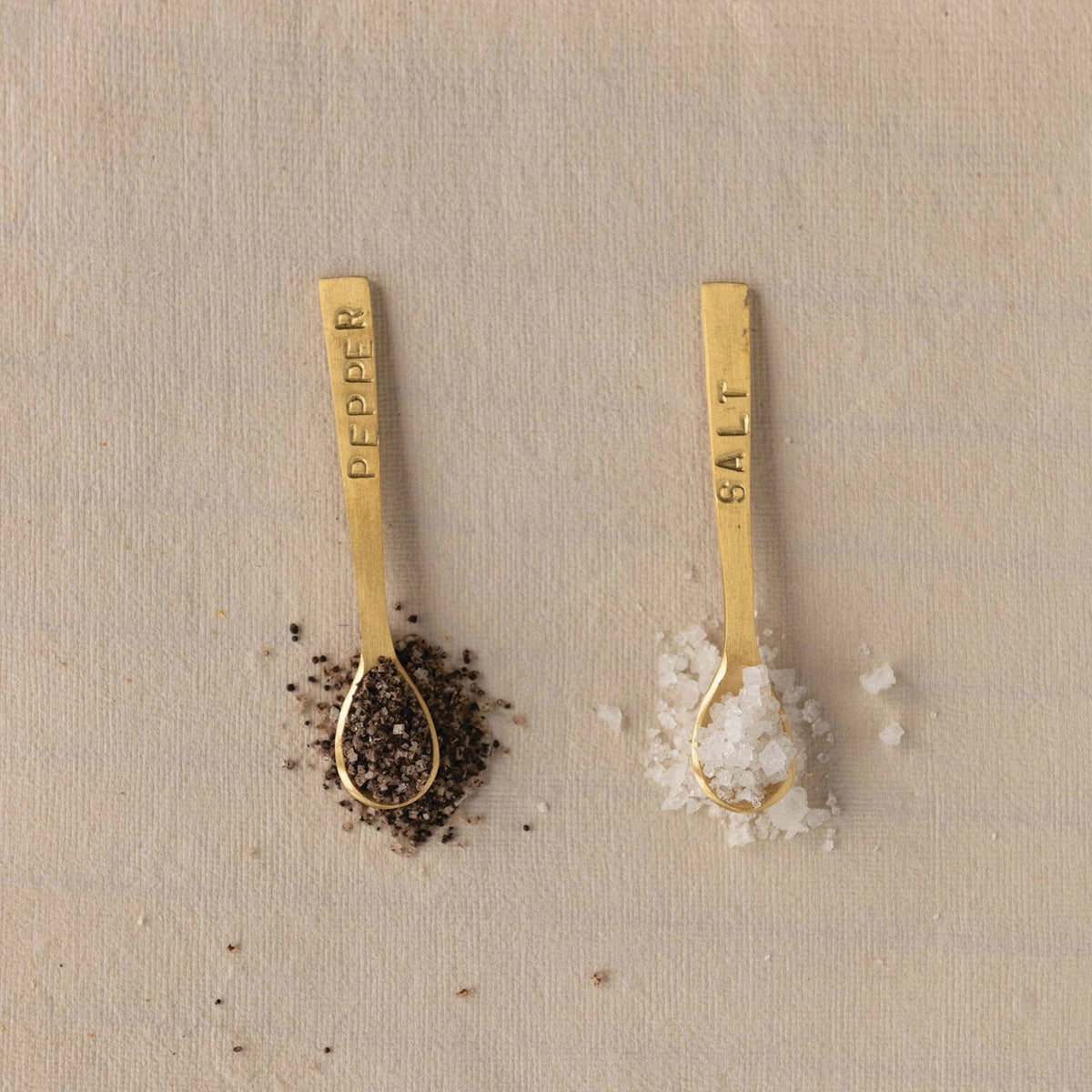 Creative Co-Op Creative Co-op Salt & Pepper Spoons - Little Miss Muffin Children & Home
