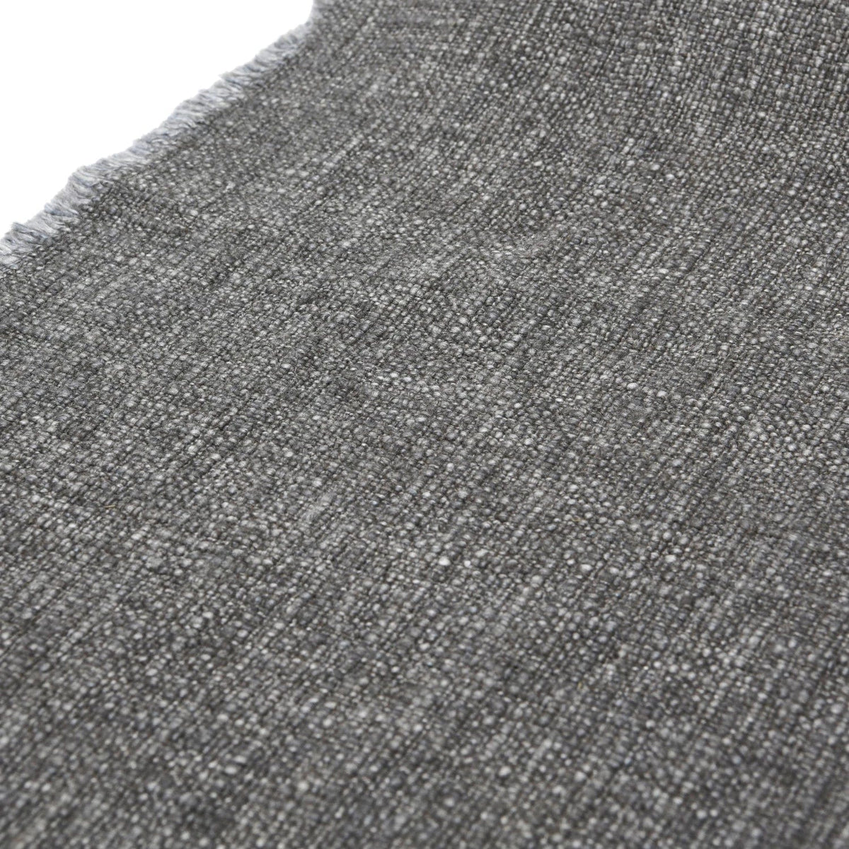 Creative Co-op Creative Co-op Linen Blend Table Runner with Frayed Edges, Grey - Little Miss Muffin Children & Home