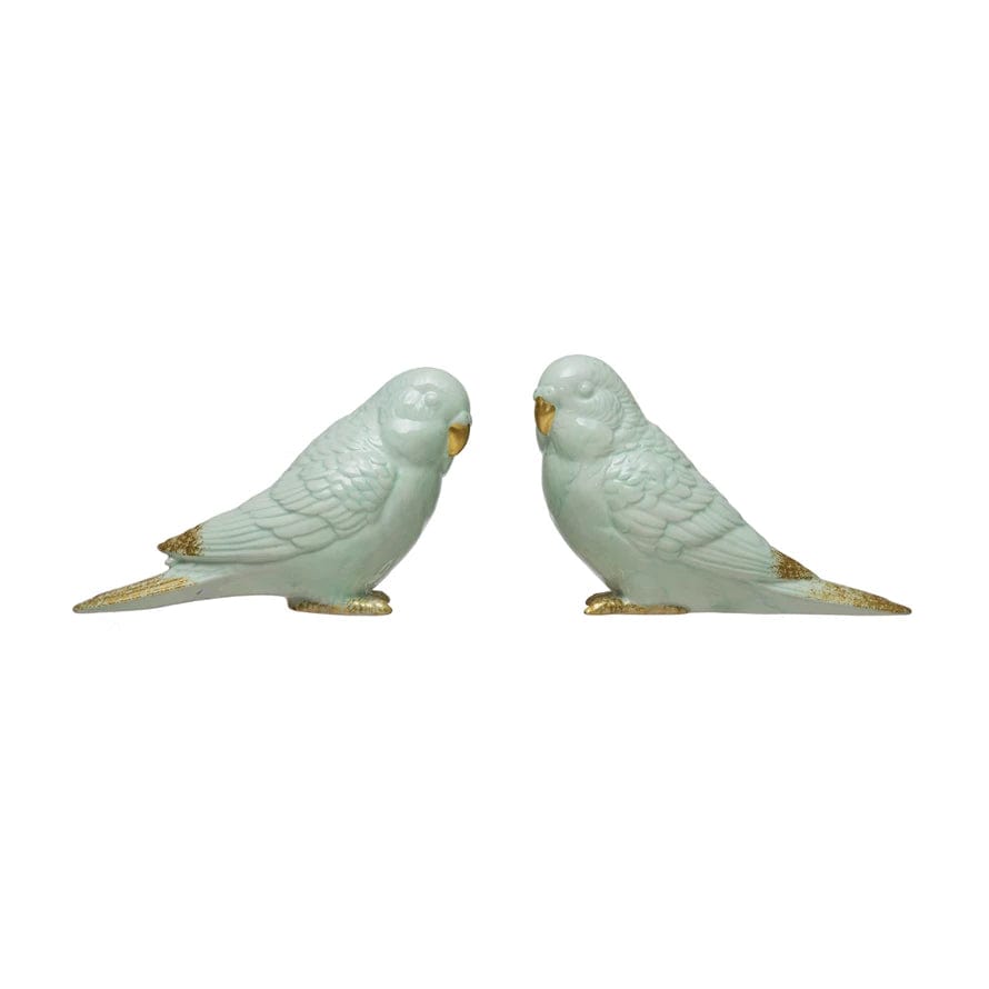 Creative Co-op Ceramic Parakeet
