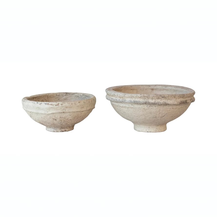 Creative Co-op Creative Co-op Round Decorative Paper Mache Bowls, 2 Sizes Available - Little Miss Muffin Children & Home