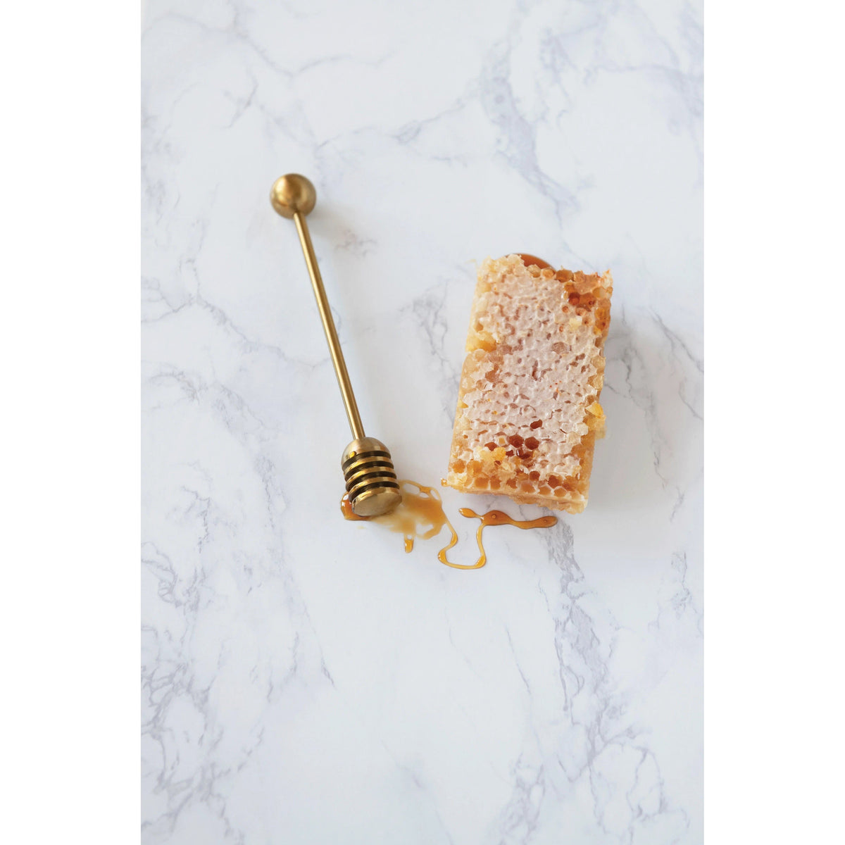 Creative Co-Op Creative Co-op Stainless Steel Gold Finish Honey Dipper - Little Miss Muffin Children & Home